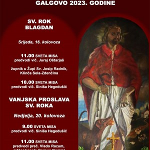 Vanjska proslava sv. Roka u Župi Sveti Martin pod Okićem